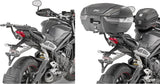 Monokey Trekker Aluminium Top Case - 46 Lt Trekker Aluminium - Givi Compatible With Triumph Street Triple 765 (2020)