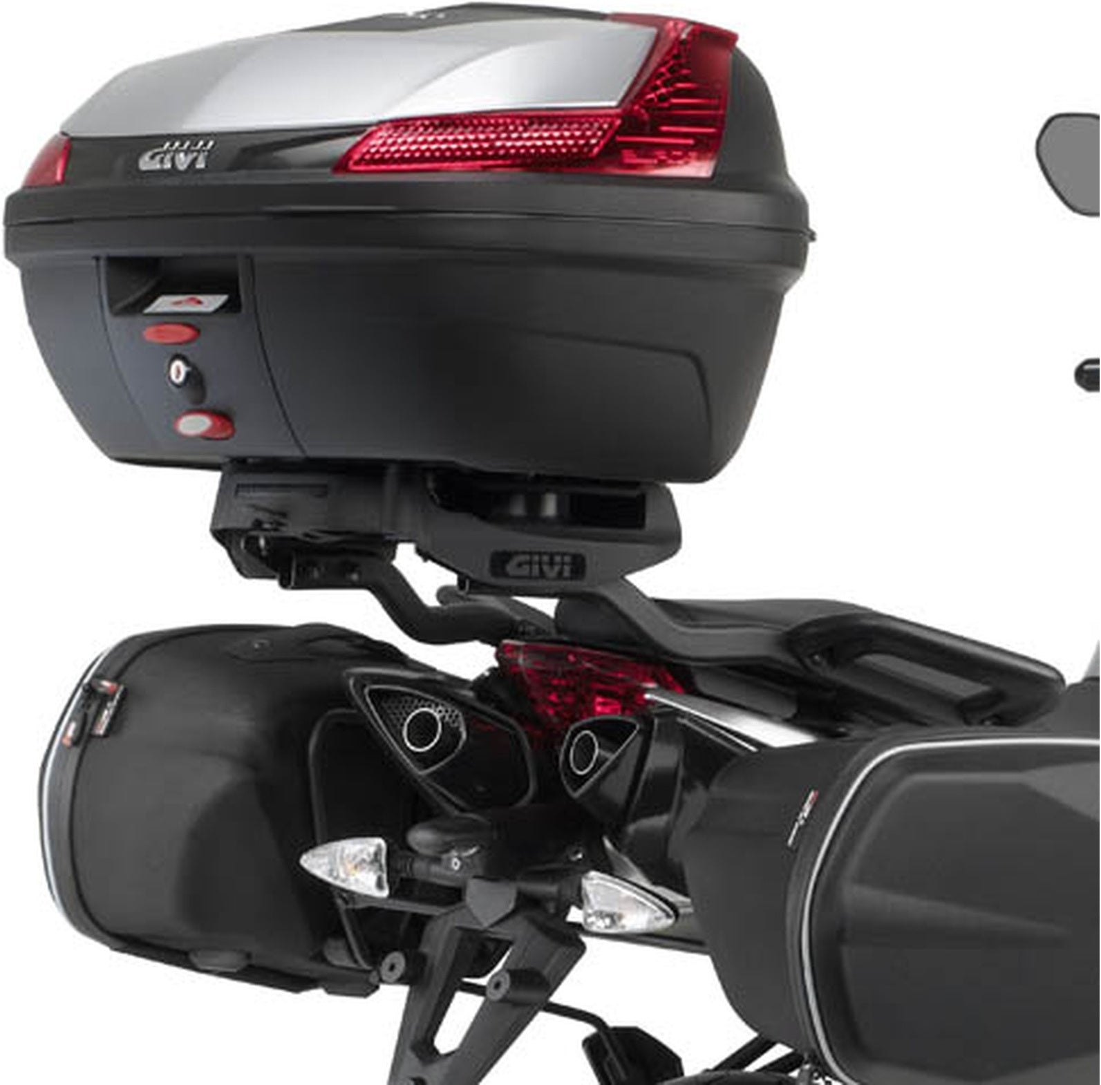 Rear Rack For Monolock Top-Case - Givi Compatible With Aprilia Shiver 750 (2010-2020)