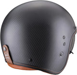 Urban Motorcycle Helmet Scorpion Exo Belfast Evo Carbon Carbon Fiber Matt Black Solid Size Xxl