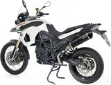 Exhaust Tip With Noise Certification Lv One Evo Carbon Fiber Carbon Fiber End Cap - Leovince Compatible With Bmw F 700 Gs (2013-2016)