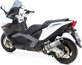 Exhaust Tip With Noise Certification Lv One Evo Stainless Steel Carbon Fiber End Cap - Leovince Compatible With Aprilia Srv 850 (2012-2016)