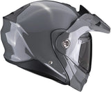 Full-Face Motorcycle Helmet Scorpion Exo Adx-2 Polycarbonate Cement Grey Solid Size Xs