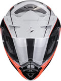 Full-Face Motorcycle Helmet Scorpion Exo Adx-2 Polycarbonate Grey Red Kamps Size L