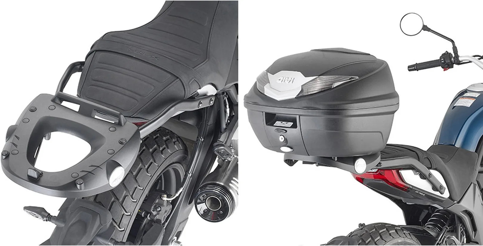 Monolock Black Top Case - 30 Lt Technopolymer - Givi Compatible With Cfmoto 700 Cl-X (2021-2024)
