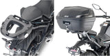 Monokey Arena Black Top Case - 45 Lt Arena Technopolymer - Givi Compatible With Cfmoto 650 Nk (2021-2024)