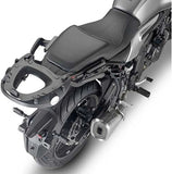 Monokey Carbon Look Top Case - 47 Lt Technopolymer - Givi Compatible With Voge Trofeo 500 Ac (2022-2024)