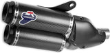 Exhaust Tip With Noise Certification Carbon - Termignoni Compatible With Ducati Monster 821