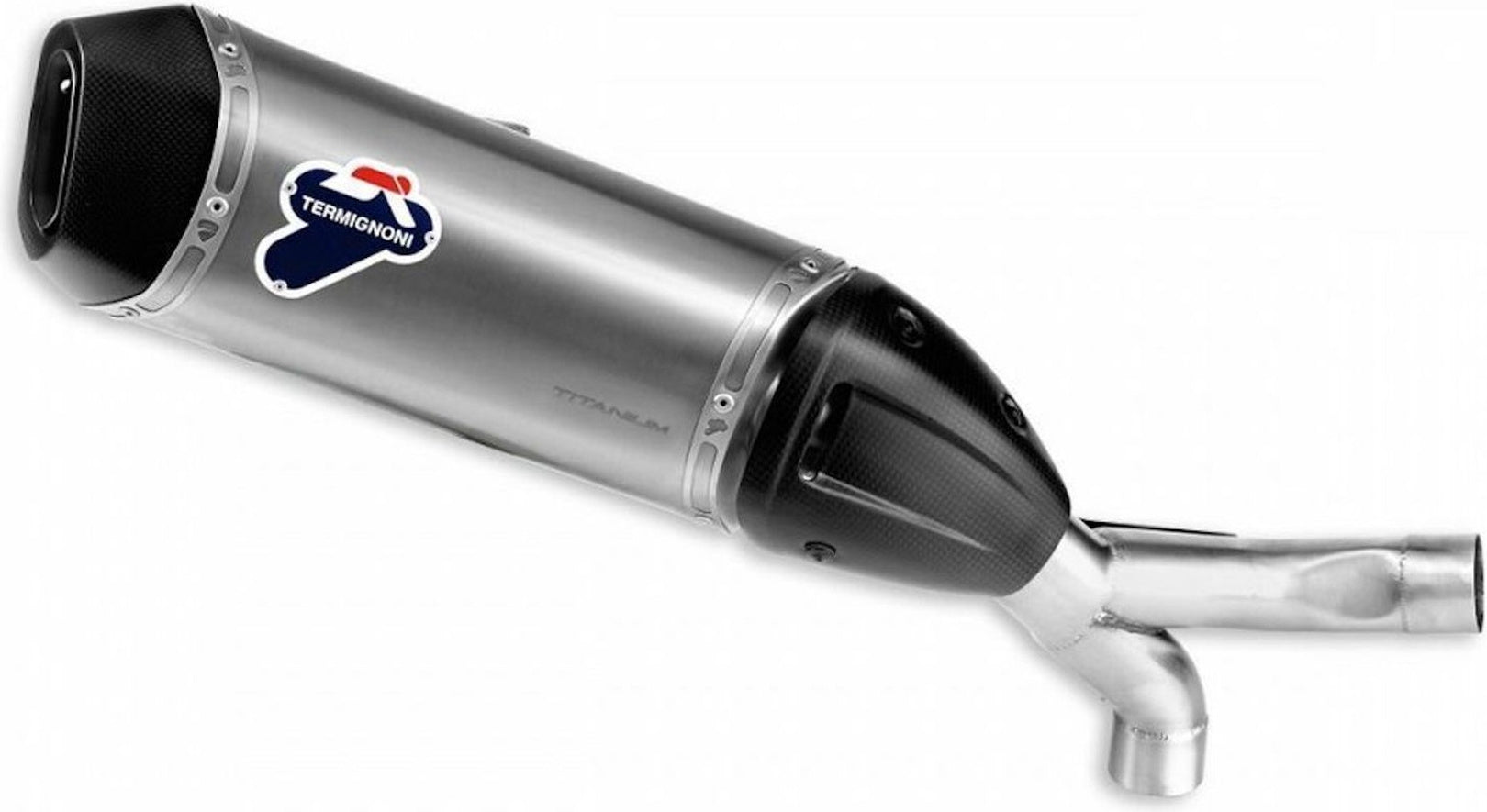 Complete Exhaust System Without Catalytic Converter And Without Sound Certification Titanium - Termignoni Compatible With Ducati Hypermotard 939