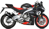 Complete Catalytic Exhaust System With Sound Certification Delta Race Carbon Carbon - Mivv Compatible With Aprilia Rs 660 (2020-2024)