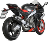 Complete Catalytic Exhaust System With Sound Certification Delta Race Carbon Carbon - Mivv Compatible With Aprilia Rs 660 (2020-2024)