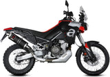 Complete Non-Catalytic Exhaust System With Sound Certification Dakar Steel Black - Mivv Compatible With Aprilia Tuareg 660 (2022-2024)