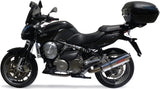 Exhaust Tip With Noise Certification Trioval Stainless Steel - Gpr Compatible With Aprilia Mana 850 Gt (2007-2016)