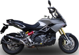 Exhaust Tip With Noise Certification Furore Aluminium Black - Gpr Compatible With Aprilia Caponord 1200 (2013-2015)