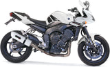 Exhaust Tip With Noise Certification Albus Ceramic White Aluminium - Gpr Compatible With Yamaha Fz-1 - Fazer 1000 (2006-2014)