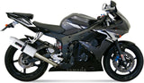 Exhaust Tip With Noise Certification Albus Ceramic White Aluminium - Gpr Compatible With Yamaha Yzf-R6 (2003-2005)