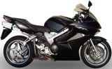 Dual Exhaust System With Sound Certification Albus Ceramic White Aluminium - Gpr Compatible With Honda Vfr 800 V-Tec (2002-2013)