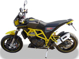 Exhaust Tip With Noise Certification Albus Ceramic White Aluminium - Gpr Compatible With Husqvarna Nuda 900 - R (2012-2013)