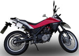 Complete Catalytic Exhaust System With Sound Certification Albus Ceramic White Aluminium - Gpr Compatible With Husqvarna Tr 650 Terra - Strada (2013-2015)