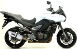 Exhaust Tip With Noise Certification Albus Ceramic White Aluminium - Gpr Compatible With Kawasaki Versys 1000 Ie (2011-2013)