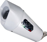 Complete Catalytic Exhaust System With Sound Certification Albus Evo4 White Aluminium - Gpr Compatible With Yamaha Xsr 900 (2016-2021)