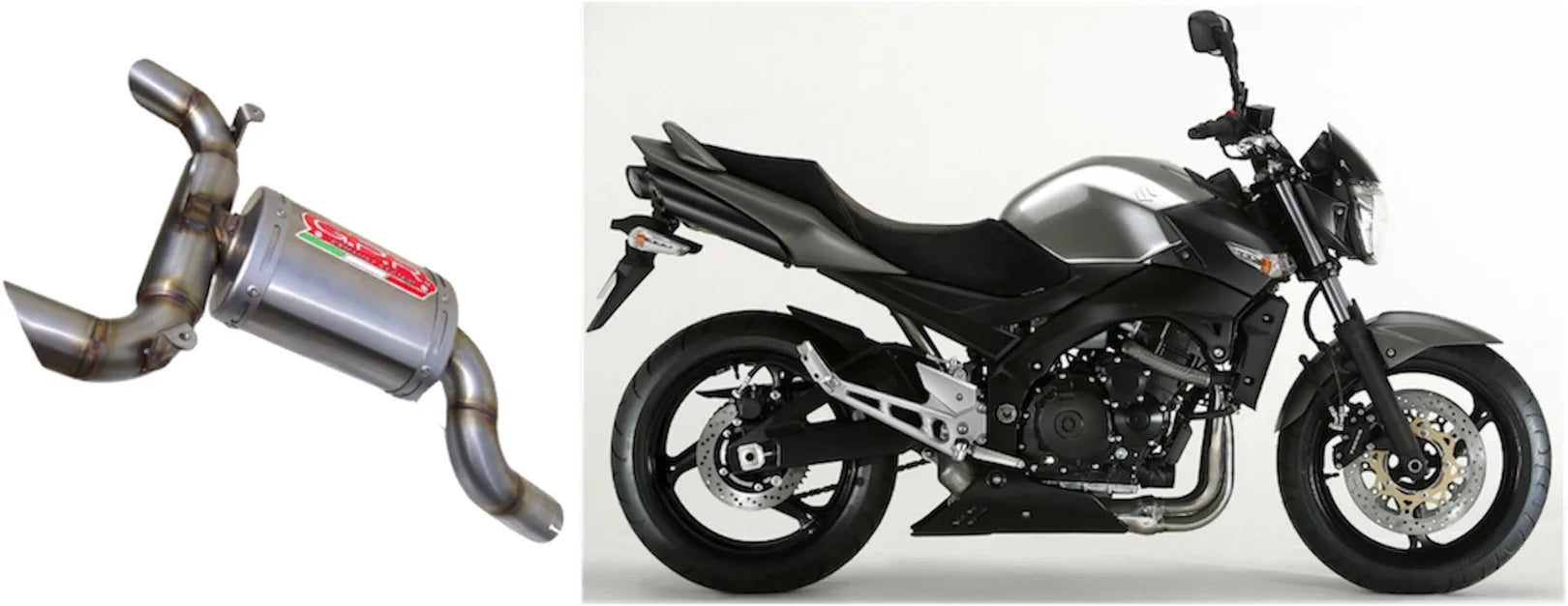 Exhaust Tip With Noise Certification Ghost Aluminium - Gpr Compatible With Suzuki Gsr 600 (2006-2011)