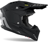 Off-Road Motorcycle Helmet Airoh Aviator 3 - Av311 Hpc Carbon Matte Black Color Size M