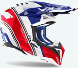 Off-Road Motorcycle Helmet Airoh Aviator 3 - Av3H55 Hpc Carbon Gloss Red Hima Size L