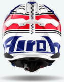 Off-Road Motorcycle Helmet Airoh Aviator 3 - Av3H55 Hpc Carbon Gloss Red Hima Size L