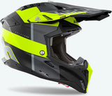 Off-Road Motorcycle Helmet Airoh Aviator 3 - Av3M31 Hpc Carbon Matte Yellow Monarch Size Xl