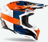Off-Road Motorcycle Helmet Airoh Aviator 3 - Av3M32 Hpc Carbon Gloss Orange Monarch Size L