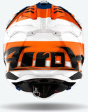 Off-Road Motorcycle Helmet Airoh Aviator 3 - Av3M32 Hpc Carbon Gloss Orange Monarch Size L