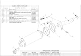 Exhaust Tip With Noise Certification Oval Titanium Carbon - Mivv Compatible With Bmw R 1200 Gs Adventure (2004-2007)