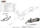 Exhaust Tip With Noise Certification Speed Edge Titanium Carbon - Mivv Compatible With Bmw R 1200 Gs Adventure (2008-2009)
