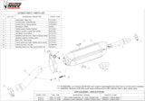 Exhaust Tip With Noise Certification Suono Steel Black Carbon - Mivv Compatible With Bmw R 1200 Gs Adventure (2010-2012)