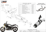 Exhaust Tip With Noise Certification Suono Stainless Steel Carbon - Mivv Compatible With Bmw R Nine T 1200 (2014-2020)