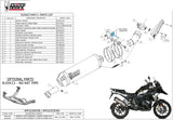 Exhaust Tip With Noise Certification Oval Titanium Carbon - Mivv Compatible With Bmw R 1250 Gs (2019-2023)
