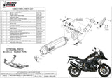 Exhaust Tip With Noise Certification Speed Edge Stainless Steel Carbon - Mivv Compatible With Bmw R 1250 Gs (2019-2023)
