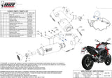 Exhaust Tip With Noise Certification Gppro Carbon - Mivv Compatible With Bmw F 900 R (2020-2024)