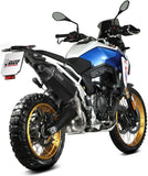 Exhaust Tip With Noise Certification Speed Edge Steel Black Carbon - Mivv Compatible With Bmw F 900 Gs (2024)