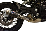 Exhaust Tip Without Sound Certification Gp Carbon - Termignoni Compatible With Benelli Leoncino 500 (2018-2020)