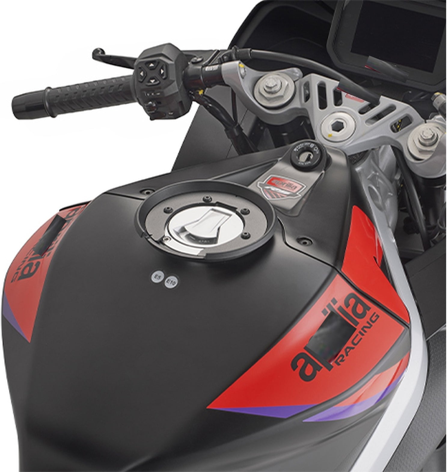 Tanklock Black Tank Bag - 25 Lt Nylon - Givi Compatible With Aprilia Rs 457 (2024)