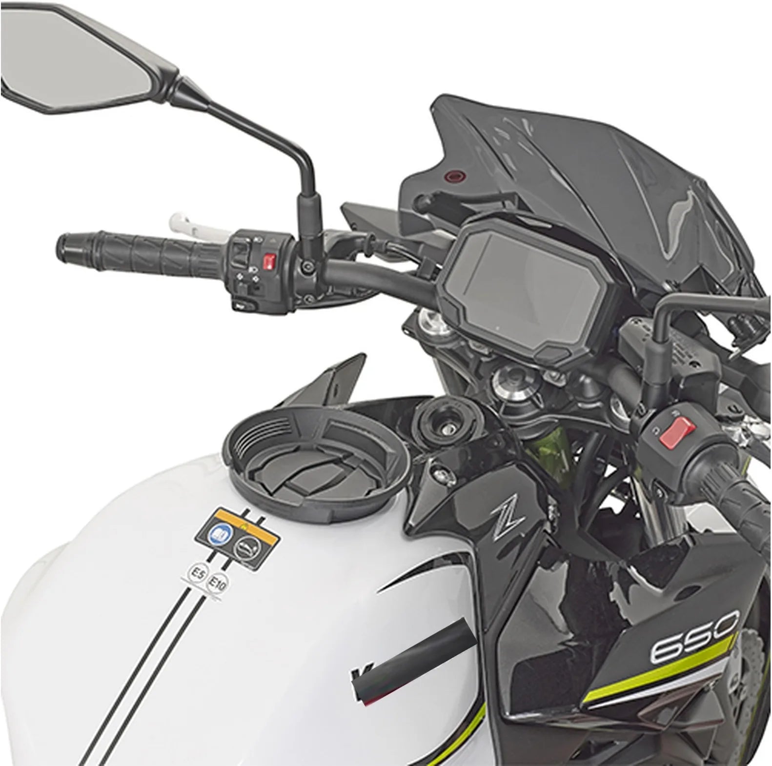 Tanklock Black Tank Bag - 20 Lt Xl04B Nylon - Givi Compatible With Bimota Tera 1000 (2024)