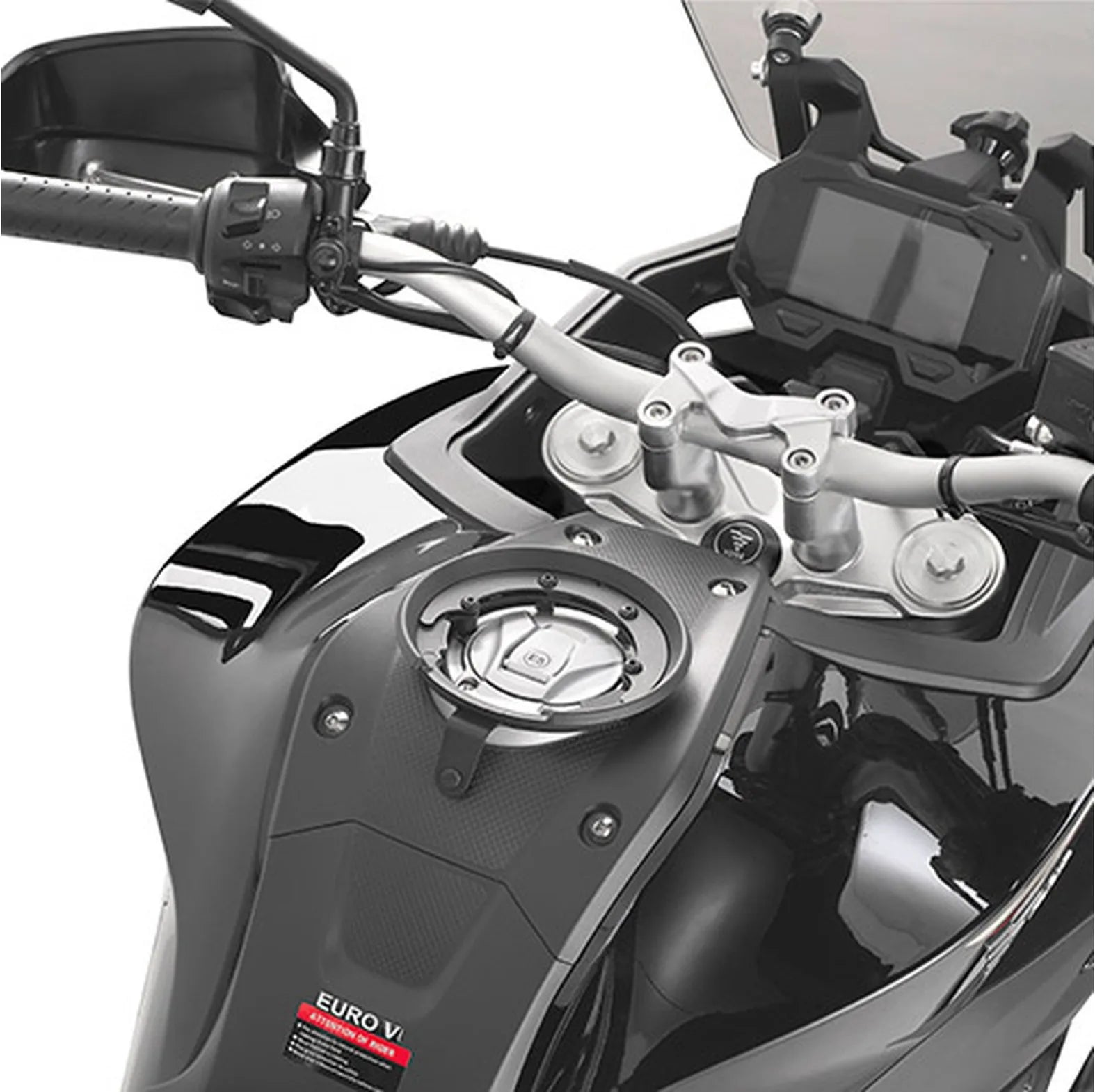Tanklock Black Tank Bag - 25 Lt Nylon - Givi Compatible With Voge Valico 500 Ds (2020-2024)
