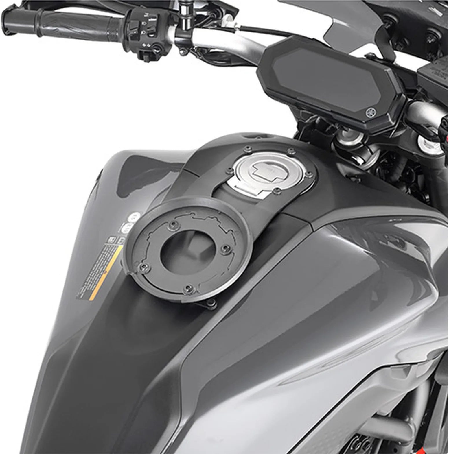Tanklock Black Tank Bag - 25 Lt Nylon - Givi Compatible With Yamaha Mt-07 (2021-2024)