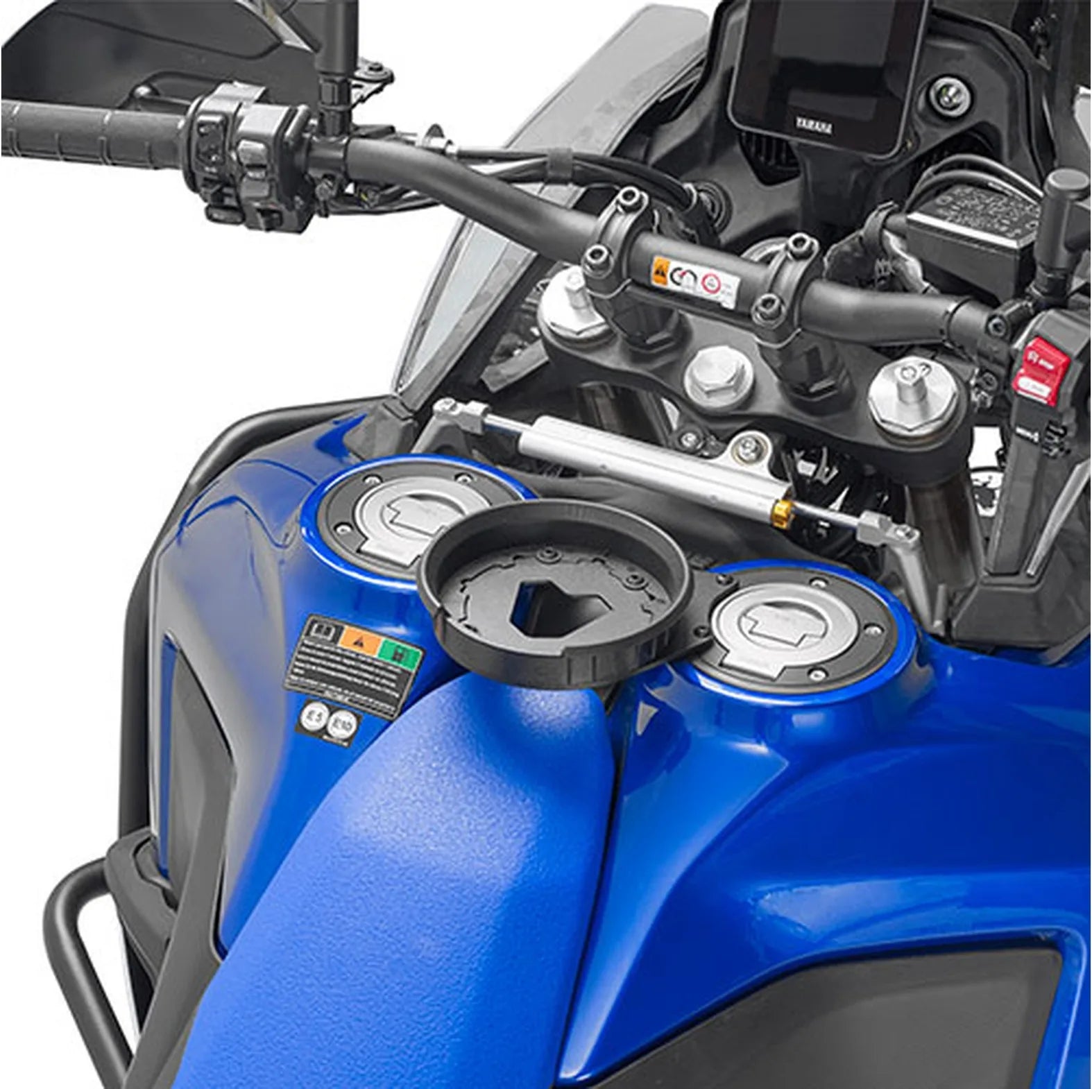 Tanklock Black Tank Bag - 20 Lt Nylon - Givi Compatible With Yamaha Ténéré 700 World Raid (2022-2024)
