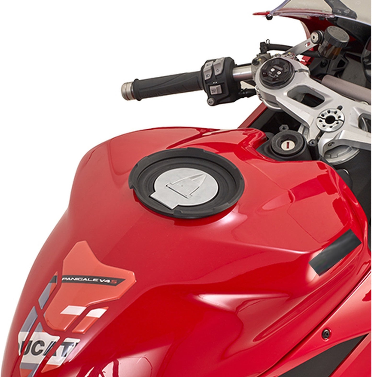Tanklock Black Tank Bag - 3 Lt Nylon - Givi Compatible With Aprilia Tuono V4 Factory 1100 (2015-2025)