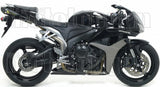Complete Non-Catalytic Exhaust System With Sound Certification Indy-Race Aluminium Carbon - Arrow Special Parts Compatible With Honda Cbr 600 Rr (2007-2008)