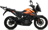Exhaust Tip With Noise Certification Indy-Race Black Aluminium Carbon - Arrow Special Parts Compatible With Ktm 390 Adventure (2020-2023)