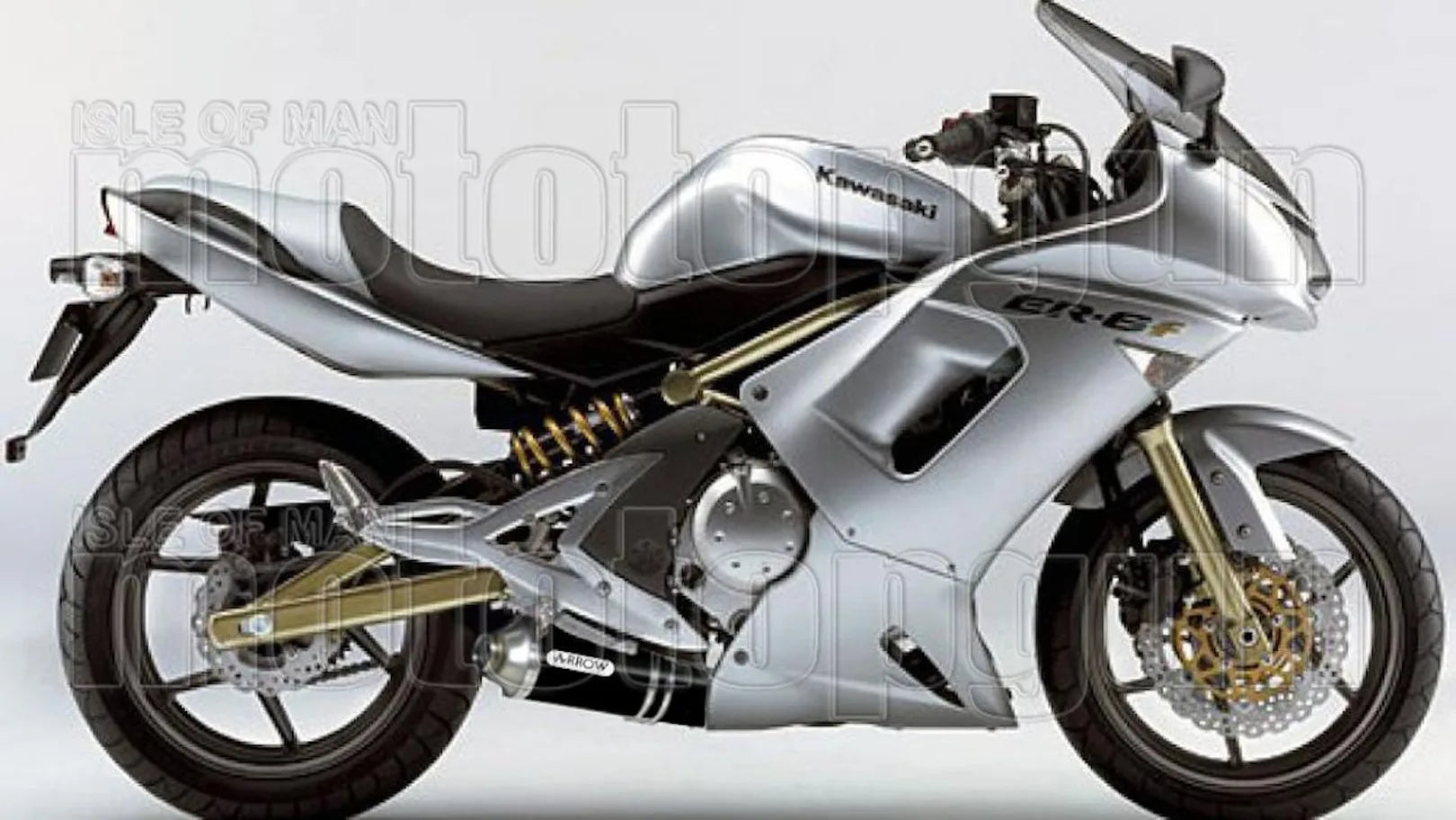 Complete Non-Catalytic Exhaust System With Sound Certification Maxi Race-Tech Black Aluminium Stainless Steel - Arrow Special Parts Compatible With Kawasaki Versys 650 (2007-2014)