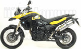 Complete Non-Catalytic Exhaust System With Sound Certification Maxi Race-Tech Aluminium Carbon - Arrow Special Parts Compatible With Bmw F 800 Gs Adventure (2008-2016)